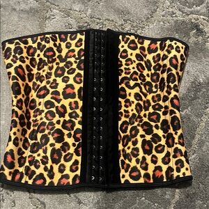 Leopard Print Corset